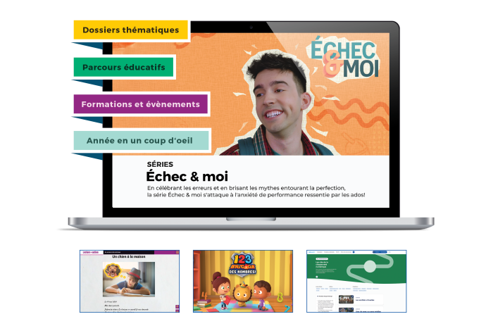 Image représentant une page video de la serie originale TFO Echec et moi